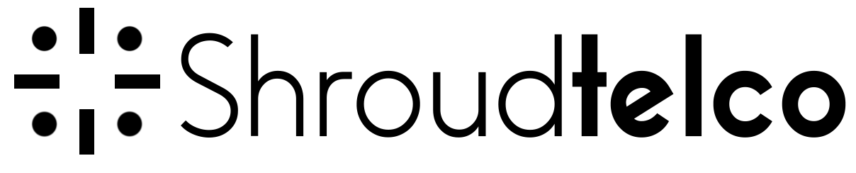 ShroudTelco black logo